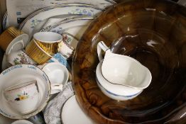 A part dinner service and other various china