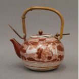 A Japanese porcelain teapot