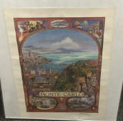 MARTIN RHYS-JONES, Monte-Carlo, print, signed to the margin, dated Jan '91,