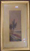 D TREVOR-BRAMSON (born 1900) British, Rural Scene, watercolour, signed, framed and glazed,