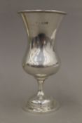 An Edwardian silver trophy cup,