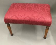 A Victorian duet stool,