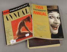 A collection of 1950s photography magazines