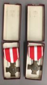 Two French Republic medals
