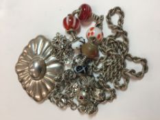 A quantity of assorted silver jewellery (86 grammes total weight)