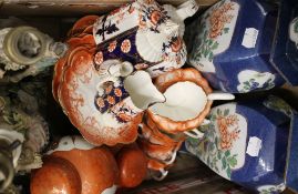 A quantity of decorative Victorian ceramics