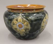 A Royal Doulton stoneware Art Nouveau jardiniere