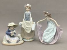 Three Lladro figurines