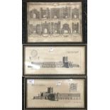 A 19th century print of Views of the City Gates as they appeared before they were pulled down