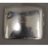 A silver cigarette case (3.