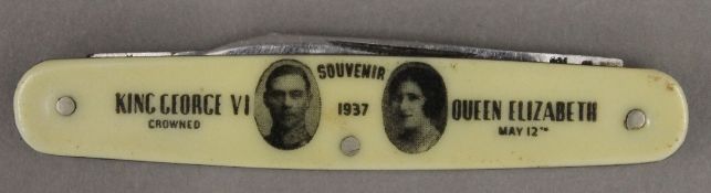 A Royal Commemorative souvenir pocket pen knife,