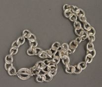 A Links of London silver chain, boxed (68.