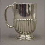 A silver Christening mug (3.