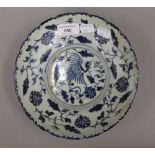 A blue and white Chinese porcelain bowl