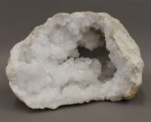 A quartz geode