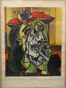 PABLO PICASSO, Crying Woman, print,