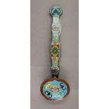 A cloisonne ruyi sceptre