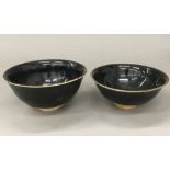 A pair of Chinese Jun Ware type bowls