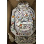 A quantity of Masons Ironstone dinner wares