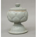 A Chinese celadon porcelain censer