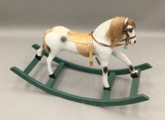 A vintage rocking horse