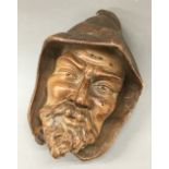 A Blackforest carved bust