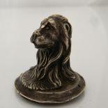 A lion mask finial