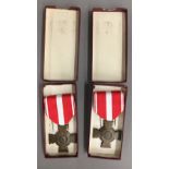 Two French Republic medals