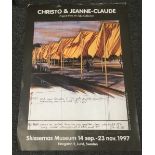 A Christo and Jeanne-Claude Museum poster,