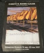 A Christo and Jeanne-Claude Museum poster,