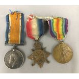 A WWI Trio of medals, awarded to Roland Wilfred Lovett, Royal Navy,