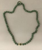 A jade ring and necklace