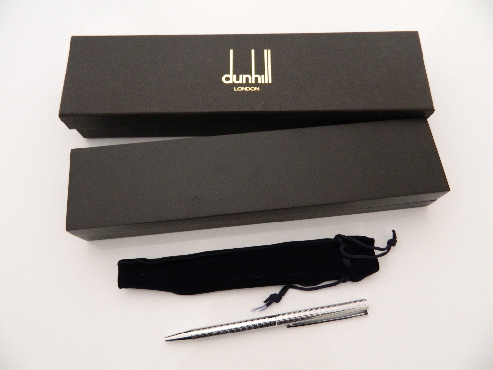 A Dunhill pen,