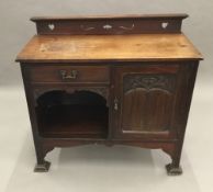 An Art Nouveau sideboard