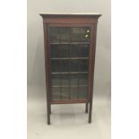 An Edwardian mahogany display cabinet