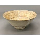 An early Persian pottery bowl