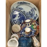 A quantity of 18th century and later Chinese and English decorative porcelain
