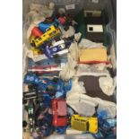 A quantity of vintage Scalextric equipment