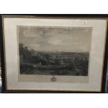 A 19th century engraving, Oxford from the Abingdon Road,