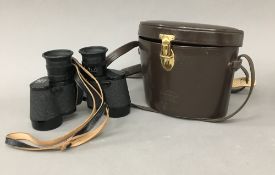 A cased pair of Carl Zeiss 8X30B binoculars
