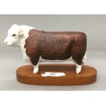 A Beswick model of a bull