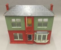 A vintage dolls house