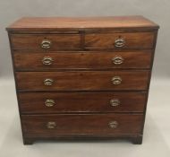 A 19th century mahogany chest of drawers