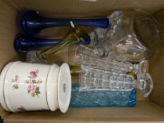 A quantity of ceramics and glass,