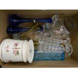 A quantity of ceramics and glass,