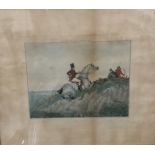 Two Alken hunting prints: Essex to Wit; and By the Lord Harry My Chesnut Horse can almost fly,