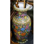 A large Chinese porcelain vase