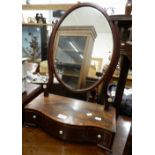 A dressing table mirror. 59 cm high.