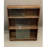 A 20th century glazed bookcase