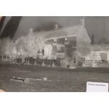 A photographic plate of The Old Ferry Boat in Holywell,